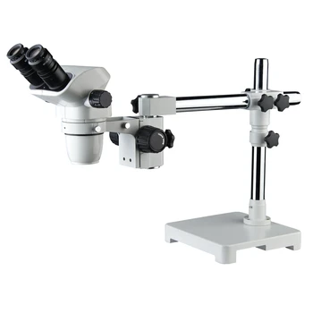 Стереомикроскоп с едновременното фокусно разстояние, бинокъла 6,7 X-45Ч стереомикроскоп за ремонт на мобилни телефони, полупроводници микроскоп