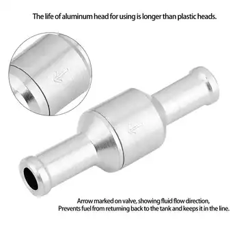 Стъпка алуминий вграден директен клапан Резервоар за газ Течен въздух едностранно невозврат (8 мм)