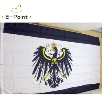 Флаг на Прусия Кралство Прусия Голям Размер 150*250 см, Коледни Украси за дома