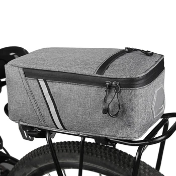 Чанта за задната част на багажник на мотора с обем 5 л, водоустойчива чанта за багажник на велосипеда, Велосипедна чанта за задна седалка Ebike, аксесоари за колоездене