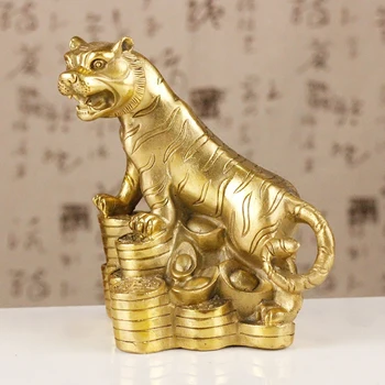 ШУН brass изберете стил мед тигър в планините Тигри Избираемата изделия декорация на дома Фън шуй